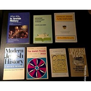 Judaism, Reform, History, Jesus, Jewish Archives 7 Estate Paperback Books Lot #4